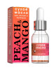 Сухое укрепляющее масло Milv для ногтей с шиммером Peach & Mango, 15мл (18501)