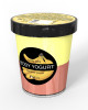 Крем-йогурт двухцветный для тела Milv Банан, 210гр (18332)