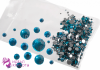 Стразы MIX SS3-20 стекло (Blue Zircon), уп/700шт