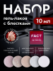 Набор гель-лаков с блестками RYJ (5 цветов)