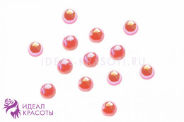 Стразы полужемчужины пластиковые d.1.5мм - 3мм уп/50шт (цвет в ассортименте) (Б)