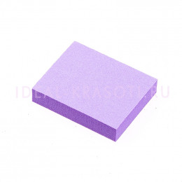 Баф Мини прямоугольник широкий 100/180грит (фиолетовый) 40*50*10мм