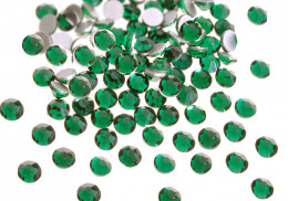 Стразы SS5 стекло плоские (Emerald) уп/50шт