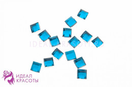 Стразы пластиковые квадрат 2мм х 2,2мм уп/50шт (цвет в ассортименте) (Б)