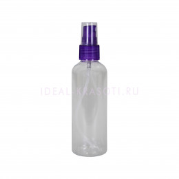 Бутылочка-спрей для жидкости (фиолетовая крышка), 100мл