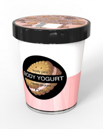 Крем-йогурт двухцветный для тела Milv Печенье, 210гр (18326)
