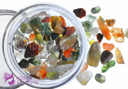 Камни природные для дизайна в банке, 5гр (цвет в ассортименте) (Б)