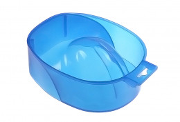 Ванночка для маникюра овальная (синяя)