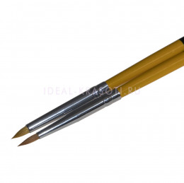 Кисть Unioy для дизайна конусообразная 7мм (черная ручка) Н
