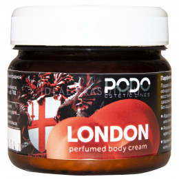 PODO Lines Крем-суфле для тела Лондон (масло Ши, масло виноградной косточки, парфюм мужского аромата), 140мл