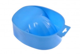 Ванночка для маникюра овальная (голубая)