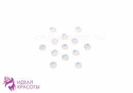 Стразы SS3 стекло плоские (White Opal) уп/50шт