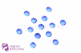 Стразы SS5 стекло плоские (синие) уп/50шт