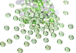 Стразы SS6/2,02 стекло плоские (Peridot) салатовые уп/50шт