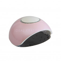 UV/LED лампа F4S PLUS 54W (10s/30s/60s/90s/120s), розовая (вентилятор, сенсорная, металлическое дно)