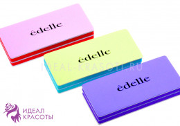 Блок полировочный Edelle прямоугольный (розовый, зеленый, фиолетовый) Корея