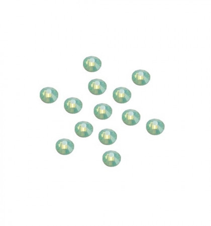 Стразы SS3 стекло плоские (Opal Green) уп/50шт