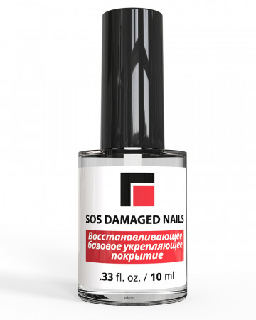 SOS Damaged Nails Восстанавливающее базовое укрепляющее покрытие MILV, 10мл (12128)
