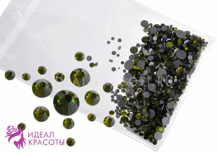 Стразы MIX SS3-30 стекло (Olivine), уп/1440шт