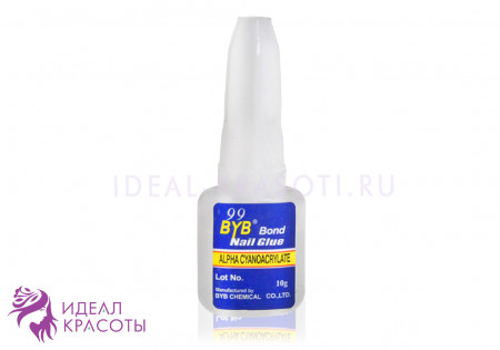 Клей BYB Nail Glue для типс (прозрачный), 10гр