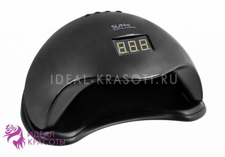 UV/LED лампа 24W/48W SUN 5+ (10s/30s/60/99s) сенсорный запуск (черная)