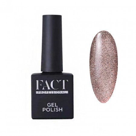 Гель-лак FACT Professional Platinum Reflective Cat Eye №4 (коричневая), 10мл