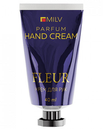 Крем для рук и тела Milv парфюмированный питательный с живицей FLEUR , 40мл (20208)