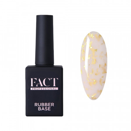 FACT Gold Foil Rubber Base №2 (светло-бежевая), 15мл