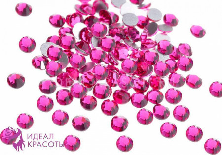 Стразы SS6/1,99 стекло плоские (Fuchsia) уп/50шт