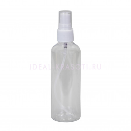 Бутылочка-спрей для жидкости (белая крышка), 150мл