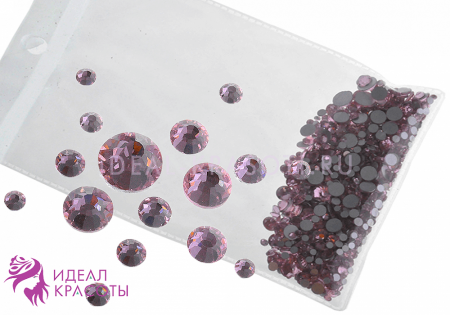 Стразы MIX SS3-20 стекло (Light Rose), уп/700шт