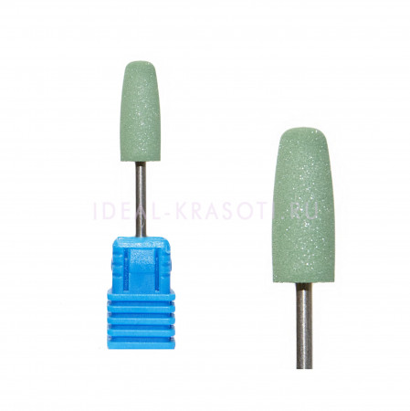 Полировщик силиконовый (конус закругленный) Medium d.8х20мм Green (M)