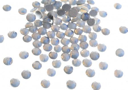 Стразы SS4 стекло плоские (White Opal) уп/50шт