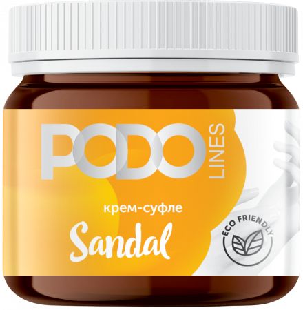 PODO Lines Крем-суфле для рук и тела Сандал (масло Ши, масло виноградной косточки), 140мл