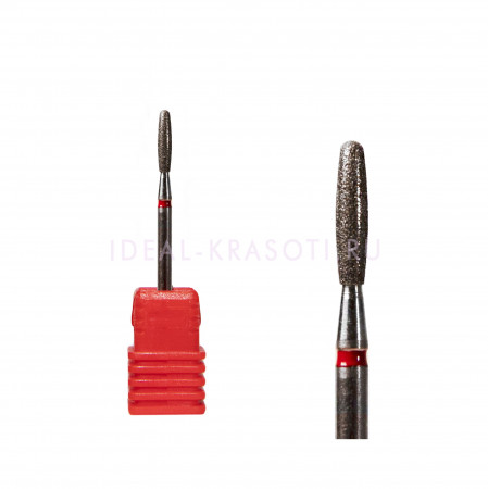 Фреза с алмазным напылением Fine (пламя закругленное) (d.2,30-10,22мм) (244-025R)
