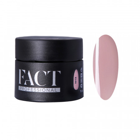 Гель FACT Камуфлирующий для моделирования и укрепления, Powdery-Pink №13, 15мл