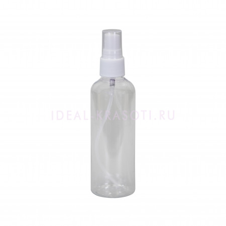 Бутылочка-спрей для жидкости (белая крышка), 120мл