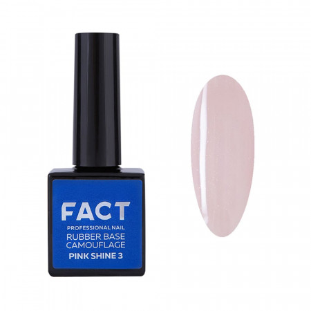 FACT Rubber Base Camouflage Pink Shine 3, 10мл