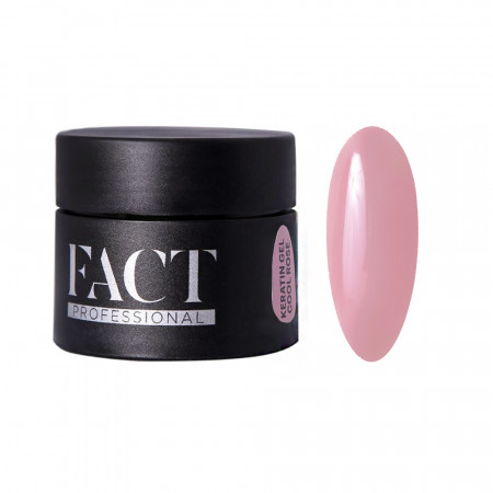 Гель FACT Кератиновый камуфлирующий для моделирования и укрепления, Cool Rose, 15мл