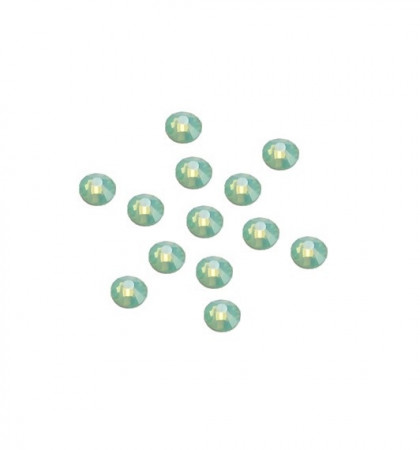 Стразы SS4 стекло плоские (Opal Green) уп/50шт