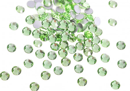 Стразы SS6/2,02 стекло плоские (Peridot) салатовые уп/50шт