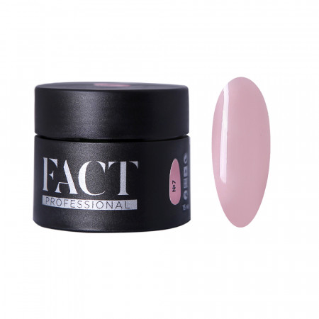 Гель FACT Камуфлирующий для моделирования и укрепления, Cool Rose №7, 15мл