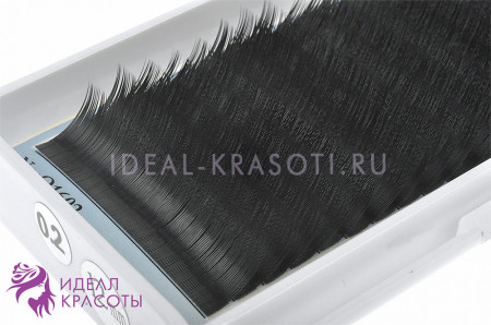 Ресницы BaiSidall на ленте 12мм (B:d.0.2) Q1602