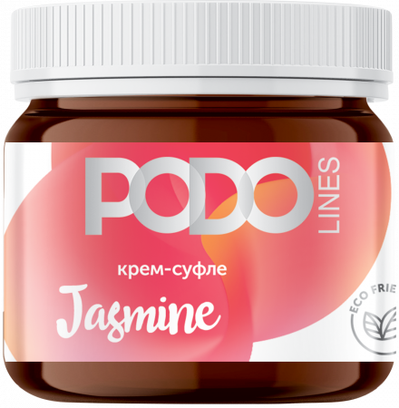 PODO Lines Крем-суфле для рук и тела Жасмин (масло Ши, масло виногр. косточки), 140мл