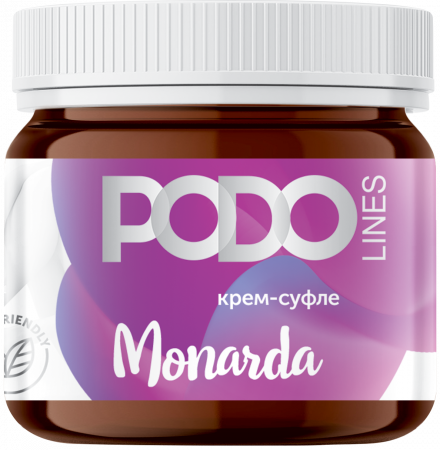 PODO Lines Крем-суфле для ног и тела Монарда (масло Ши, масло виноград косточки, сандал), 140мл