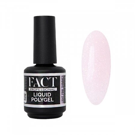 FACT Жидкий полигель Light Pink Shimmer, 15мл