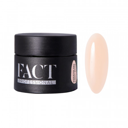 Гель FACT Кератиновый камуфлирующий для моделирования и укрепления, Light Beige, 15мл