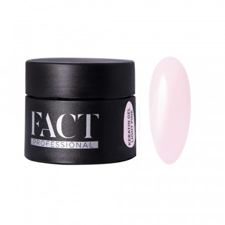 Гель FACT Кератиновый камуфлирующий для моделирования и укрепления, Light Pink, 15мл